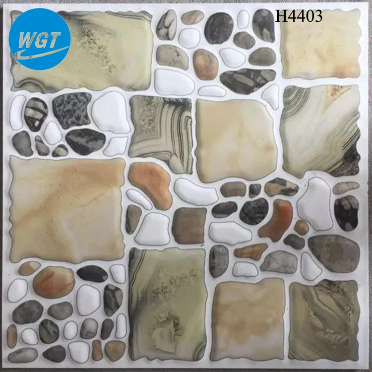 40x40 Ceramic cobblestone non-slip balcony floor tiles