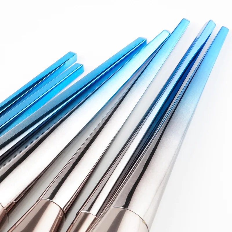 7cs Makeup Brushes Set Pointed Handle Powder Foundation Eyeshadow Eyes Facial Brush Cosmetic Tools Kit Pincel Maquiagem (5)