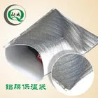 Wholesale aluminum foil color epe foam disposable insulating wine bottle cooler bag 30l