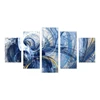 5pcs abstract digital canvas painting for decoration wall pictures artwork printing hot sale painting