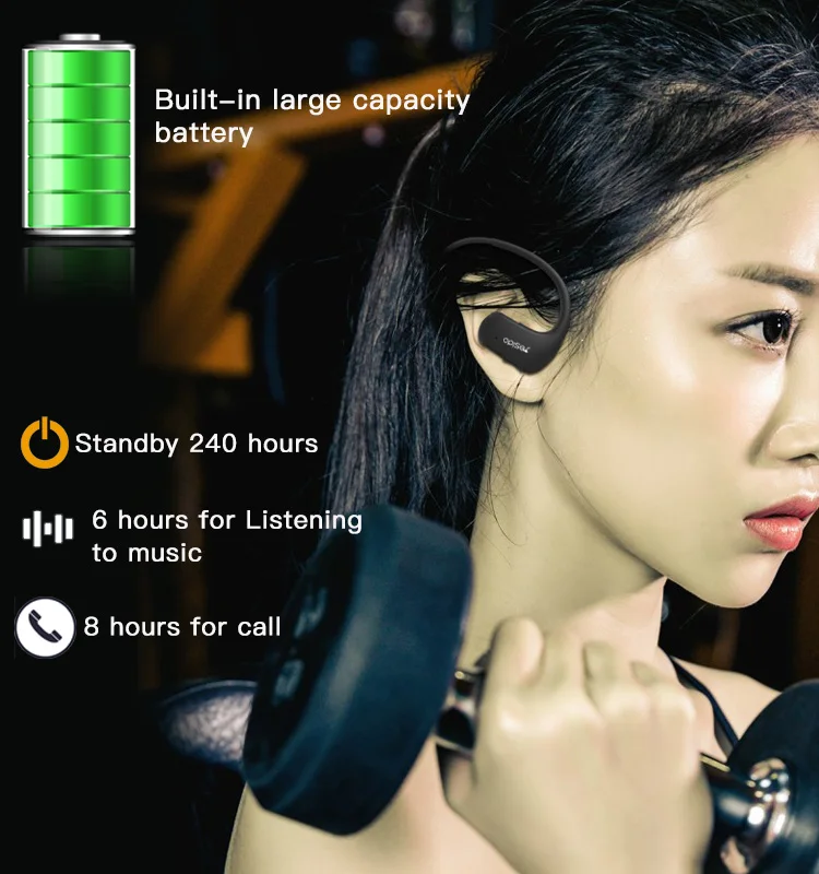2019 New Arrival Active Noise Cancelling Headphone Waterproof Bluetooths Sport Wired Earphone - ANKUX.COM