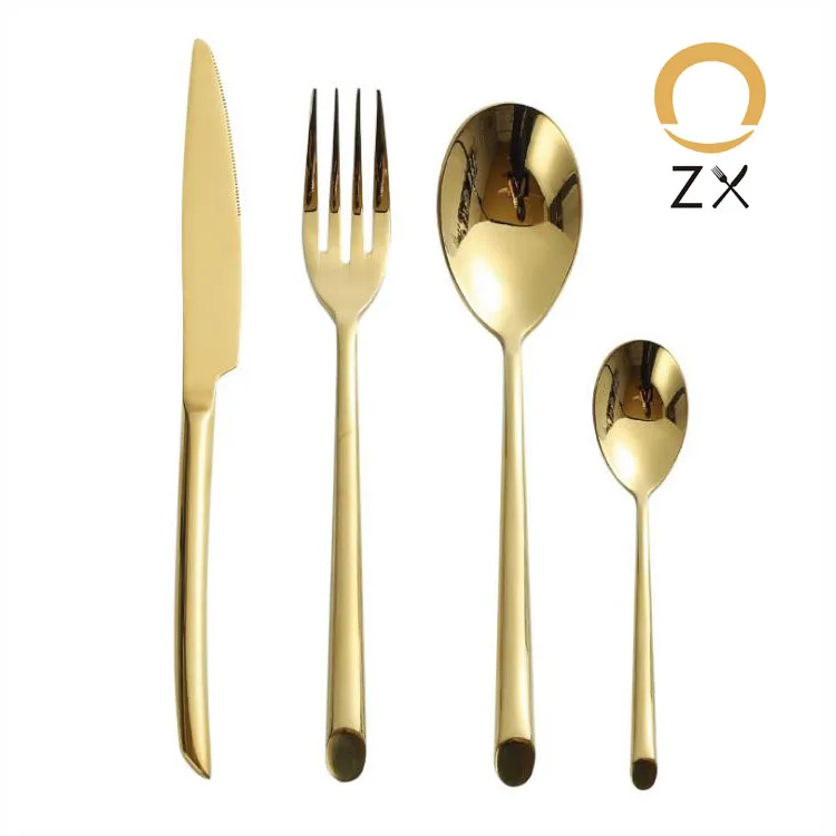 2022 new stainless steel metal wholesale luxury golden knife fork spoon cutlery set, Gold,silver,black
2022 new stainless steel metal wholesale luxury golden knife fork spoon cutlery set, Gold,silver,black
