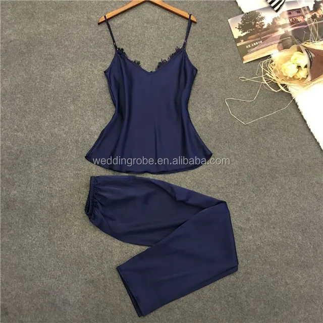 silk pajama set bridal sleepwear gift for women lingerie set