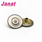 brass quality plating color snap button for jeans
