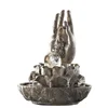Indoor decor Battery operated mini tabletop Fengshui buddha water polyresin fountain