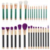 2019 Best seller 15pcs Makeup Brush Set Purple/Green/White Cosmetics Brushes Tool