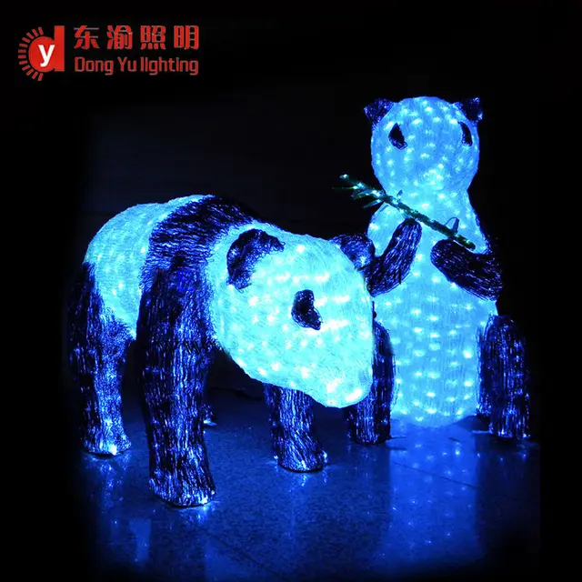 sale christmas decoration 3d motif led panda night light 240
