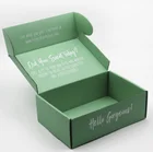 Eco friendly Custom Printed postal box mailing Corrugated box shipping Packing for clothes