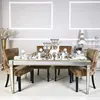 New arrival dining room furniture mirrored dining table 6-8 seating for wedding party rental home
