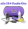 Cheap Cost Ego ce4 Starter Kit 650MAH 900MAH 1100MAH Ego T ce5 vape tanks Dual Pieces Zipper Case Vaporizer Pen Ecig Wholesale
