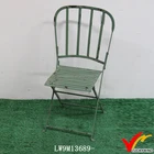 Rustic Paints Antique Metal Folding Chair Supplier