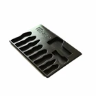 OEM vacuum formed large square plastic drip trays with compartments/