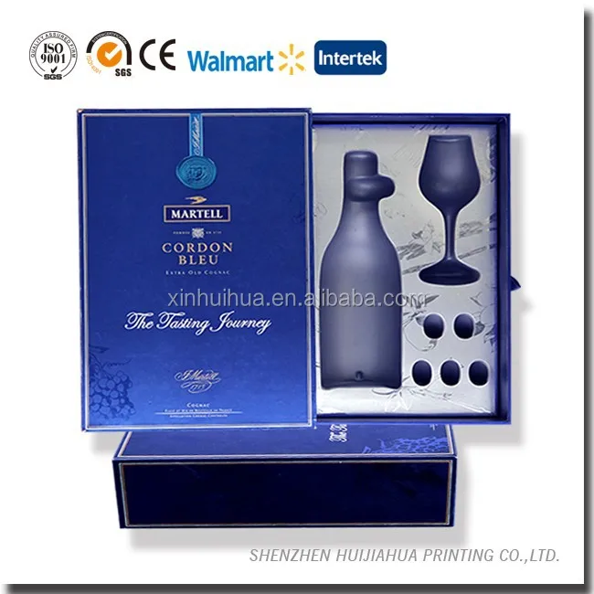 hot sale luxurious wine gift box cardboard wine bottle packaging