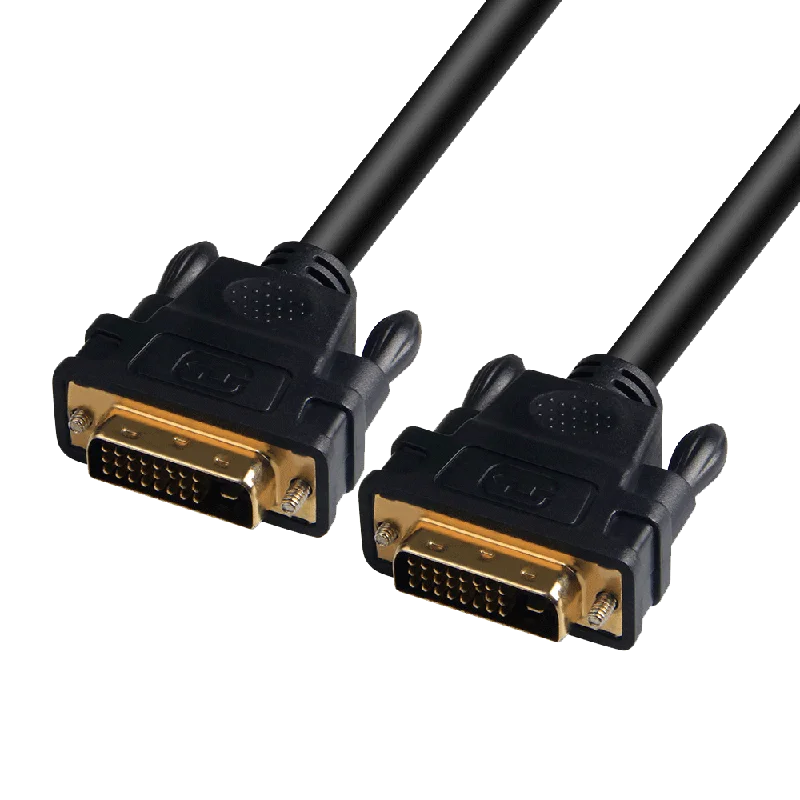 24k Gold-plated Connectors DVI To DVI Adapter Cable High Speed Data Cables - ANKUX.COM
