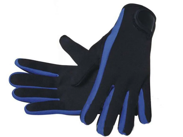1 Pair Thermal Winter Cold Water Diving Gloves Men Women Hand Protective Gloves for Under Water Working M / L Free Shipping