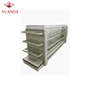 Hot LED cosmetics supermarket store display glass shelves for sale
