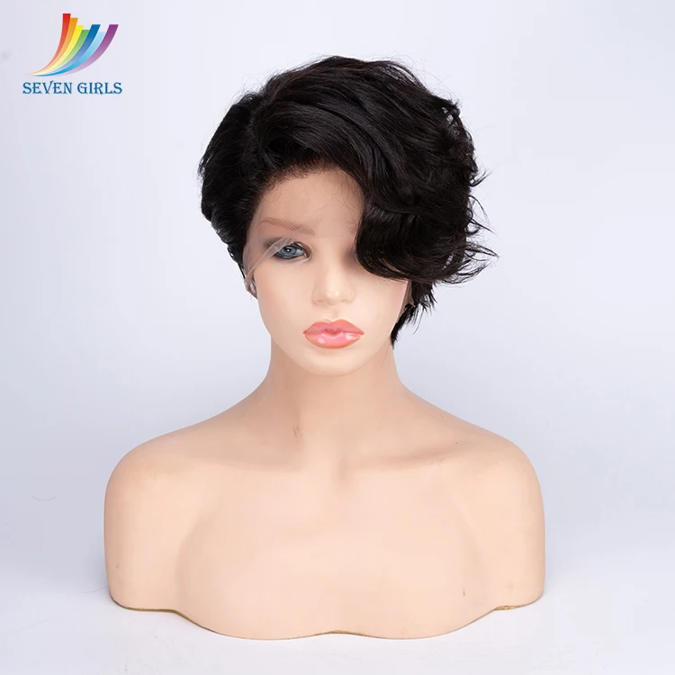 Natural Black Preplucked Natural Hairline Customized Style Min Brazilian Hair Unprocessed Pixie Cut Short Full Lace Wig
Natural Black Preplucked Natural Hairline Customized Style Min Brazilian Hair Unprocessed Pixie Cut Short Full Lace Wig
