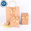 Christmas decoration wholesale pre made gift packing satin ribbon bow