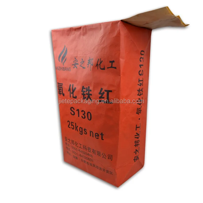 kraft paper valve bag