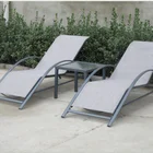 3pcs 1 coffer table+outdoor furniture folding swing chair hammock folding chair sun lounger garden sets