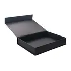 Custom Logo Printed Black Luxury Magnetic Packaging Gift Box
