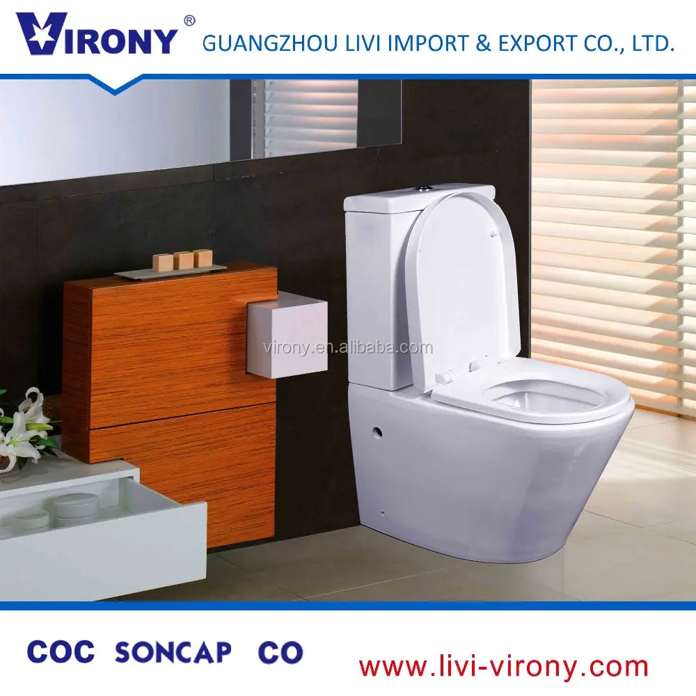 elegant classical floor mounted types of water closet for Europe market