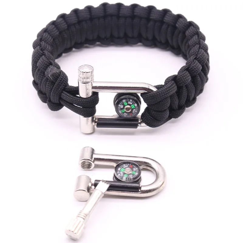 Outdoor survival paracord bracelet wholesale for hiking and camping
Outdoor survival paracord bracelet wholesale for hiking and camping