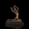 Dancing Nude Statue Sexy Lady Bronze Sculpture