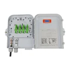 ftth epon onu modem 1x8 plc splitter cable glands distribute box