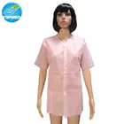 Nonwoven kids lab coat Disposable Clean Room Antistatic Esd Lab Coat for Children
