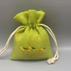 Small Gift Packing Bag Drawstring Burlap/ Jute /Linen Pouch Bag