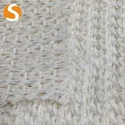 75 75 Polyester 25 Cotton Knitted Scarf Hacci Fabric