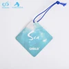 Customized Logo High Quality Manufacture Perfumed Hanging Paper Car Air Freshener
