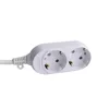 EU or Korea market Standard Grounding and Industrial Application electrical extension cord socket without switch