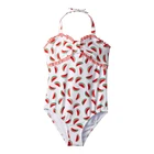 Kids swimsuit watwemelon print one piece children swimwear
