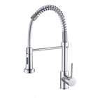 Fapully NEWEST Nickel Brushed Taps Kitchen Mixer Tap Pull Down Taps Kitchen Mixer tap Commercial Kitchen Faucet