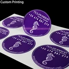 Custom Printing logo nail foil roll adhesive waterproof brand 3M adhesive Vinyl PVC Paper color Private Label Sticker