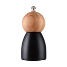 Mill Type Ceramic Wooden Manual Pepper Grinder