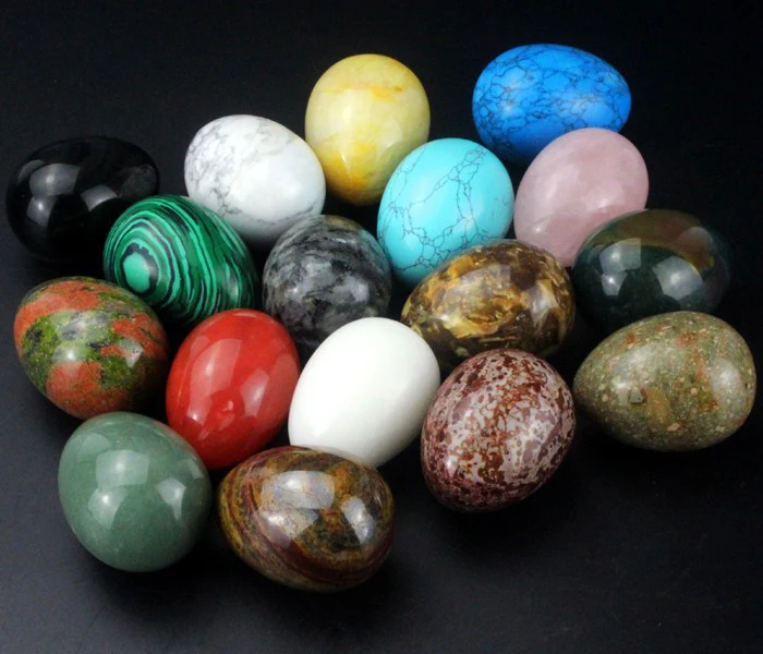 Wholesale Mixed Natural Carved Semiprecious Stone Eggs For Sale Buy