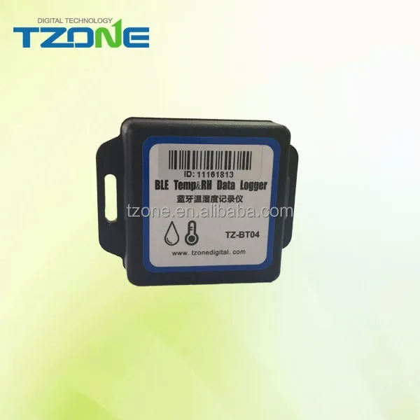 Electronic data logger temperature indicator labels, ideal for food and pharmaceutical storage and distribution, laboratories