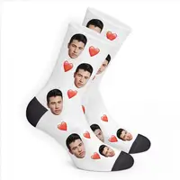 Wholesale Custom Logo Socks Factory Custom Heart Face Socks Photo Socks OEM/ODM
Wholesale Custom Logo Socks Factory Custom Heart Face Socks Photo Socks OEM/ODM