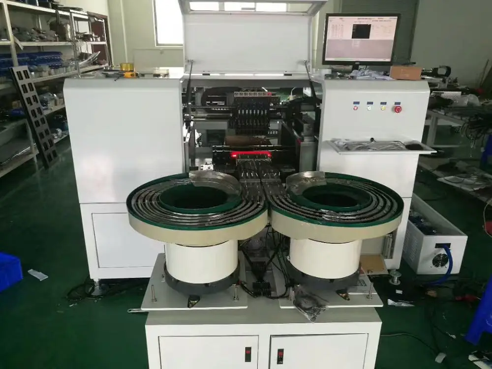 High speed pick and place machine 6 heads 25000CPH of bulb light electronic feeder 16