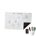 hot sell 12*16 inch kids dry erase magnetic drawing board calendar planner with 4 thin fin tip markers and erasers