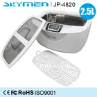 2.5L digital timer heated dental instrument ultrasonic cleaner with CE RoHS FCC certificate