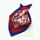 Women's Digital Printed Silk Square Scarf