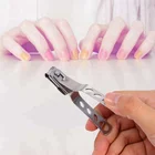 Professional Stainless Steel Nail Clipper Cuticle Nipper With Turning Head Nail Art Nail Clippers Manicure Tools