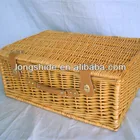 newest style 100% handmade weave wicker picnic basket