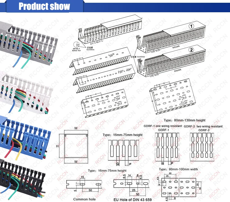 Hot Selling Slotted Cable Trunking Size,Pvc Cable Trunking,Cable