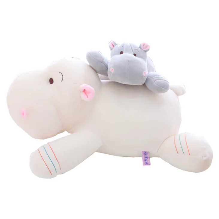 animated cute stuffed toys hippo promotional super soft toy plush hippo pillow, White, gray
animated cute stuffed toys hippo promotional super soft toy plush hippo pillow, White, gray