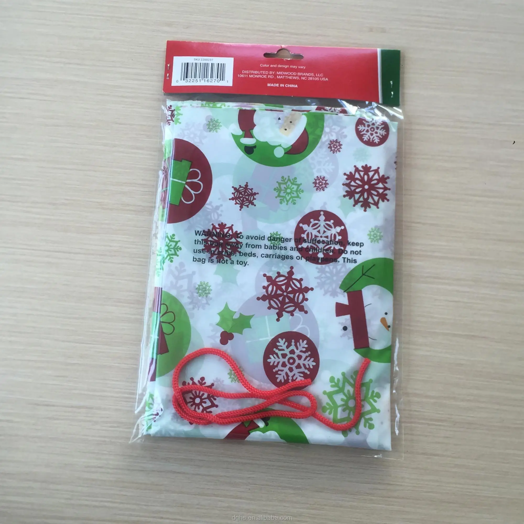 giant gift bag christmas holiday plastic gift wrap sack